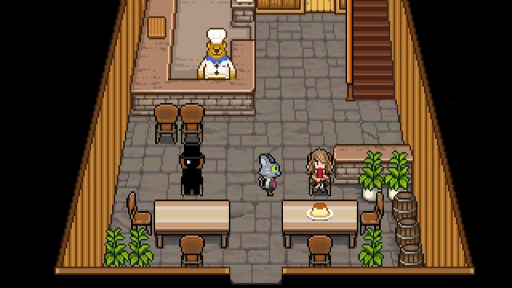 くまのレストランのゲーム画面